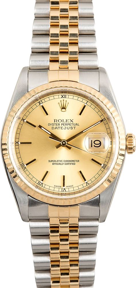 two tone rolex 36mm|rolex datejust 36 16233.